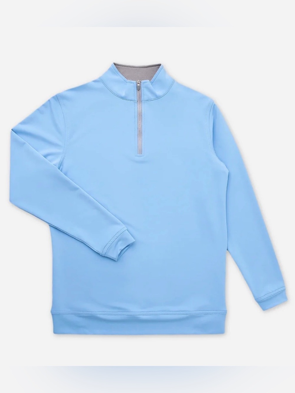 Peter Millar Boys' Perth Performance Quarter-Zip Cottage Blue Size 7/8